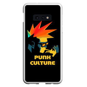 Чехол для Samsung S10E с принтом Punk culture в Новосибирске, Силикон | Область печати: задняя сторона чехла, без боковых панелей | Тематика изображения на принте: music | punk | ирокез | музыка | панк | панк музыка | рок | рок музыка | суб культура