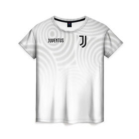 Женская футболка 3D с принтом Juventus в Новосибирске, 100% полиэфир ( синтетическое хлопкоподобное полотно) | прямой крой, круглый вырез горловины, длина до линии бедер | juve | juventus | юве | ювентус