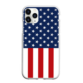 Чехол для iPhone 11 Pro матовый с принтом Флаг США в Новосибирске, Силикон |  | flag | usa | патриотизм | сша | флаг