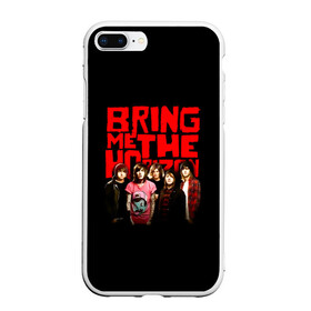 Чехол для iPhone 7Plus/8 Plus матовый с принтом Группа Bring Me the Horizon в Новосибирске, Силикон | Область печати: задняя сторона чехла, без боковых панелей | bmth | bring me the horizon | альтернативный метал | альтернативный рок | группа | достань для меня горизонт | дэткор | метал | рок | электроник рок