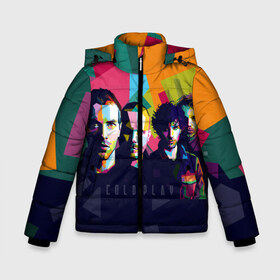 Зимняя куртка для мальчиков 3D с принтом Coldplay в Новосибирске, ткань верха — 100% полиэстер; подклад — 100% полиэстер, утеплитель — 100% полиэстер | длина ниже бедра, удлиненная спинка, воротник стойка и отстегивающийся капюшон. Есть боковые карманы с листочкой на кнопках, утяжки по низу изделия и внутренний карман на молнии. 

Предусмотрены светоотражающий принт на спинке, радужный светоотражающий элемент на пуллере молнии и на резинке для утяжки | cold play | rock | колд плей | колд плэй | колдплей | колдплэй | рок