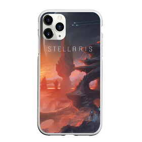 Чехол для iPhone 11 Pro Max матовый с принтом Stellaris в Новосибирске, Силикон |  | Тематика изображения на принте: stellaris