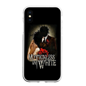 Чехол для iPhone XS Max матовый с принтом Motionless in White в Новосибирске, Силикон | Область печати: задняя сторона чехла, без боковых панелей | miw | motionless in white | гот | готик | готика | готы | группа | индастриал | крис моушнлесс | метал | металл | музыка | райан ситковски | рикки хоррор | черулли