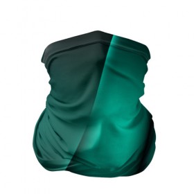 Бандана-труба 3D с принтом Emerald lines в Новосибирске, 100% полиэстер, ткань с особыми свойствами — Activecool | плотность 150‒180 г/м2; хорошо тянется, но сохраняет форму | Тематика изображения на принте: абстракция | геометрия | зеленый