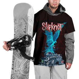Накидка на куртку 3D с принтом Орел группа Slipknot в Новосибирске, 100% полиэстер |  | slipknot | альтернативный метал | андерс | головы | грув метал | колсефни | кори | маска | метал | музыка | ню метал | рок | слипкнот | тейлор