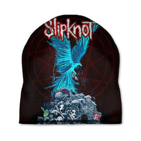 Шапка 3D с принтом Орел группа Slipknot в Новосибирске, 100% полиэстер | универсальный размер, печать по всей поверхности изделия | slipknot | альтернативный метал | андерс | головы | грув метал | колсефни | кори | маска | метал | музыка | ню метал | рок | слипкнот | тейлор