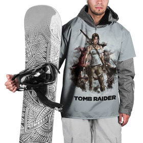 Накидка на куртку 3D с принтом TOMB RAIDER в Новосибирске, 100% полиэстер |  | game | girl | gun | lara croft | tomb raider | девушка | игра | оружие | пистолет