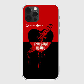 Чехол для iPhone 12 Pro Max с принтом Poison heart в Новосибирске, Силикон |  | Тематика изображения на принте: depeche mode | альтернативный | вестник моды | депеш мод | дэйв гаан | индастриал | клинок | красное | кровь капли | мартин гор | музыка | надпись | новая волна | нож | рок | сердце | синти поп | черное