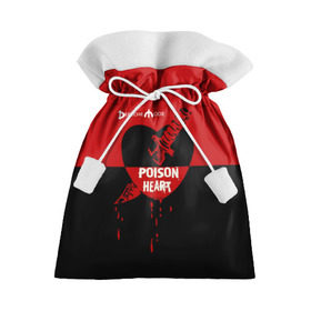 Подарочный 3D мешок с принтом Poison heart в Новосибирске, 100% полиэстер | Размер: 29*39 см | depeche mode | альтернативный | вестник моды | депеш мод | дэйв гаан | индастриал | клинок | красное | кровь капли | мартин гор | музыка | надпись | новая волна | нож | рок | сердце | синти поп | черное