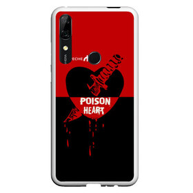 Чехол для Honor P Smart Z с принтом Poison heart в Новосибирске, Силикон | Область печати: задняя сторона чехла, без боковых панелей | Тематика изображения на принте: depeche mode | альтернативный | вестник моды | депеш мод | дэйв гаан | индастриал | клинок | красное | кровь капли | мартин гор | музыка | надпись | новая волна | нож | рок | сердце | синти поп | черное