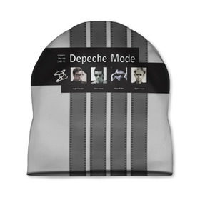 Шапка 3D с принтом Группа Depeche Mode в Новосибирске, 100% полиэстер | универсальный размер, печать по всей поверхности изделия | depeche mode | альтернативный | вестник моды | депеш мод | дэйв гаан | индастриал | лента | мартин гор | музыка | надпись | новая волна | рок | синти поп | электроник | энди флетчер