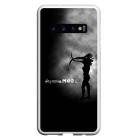 Чехол для Samsung Galaxy S10 с принтом Depeche Mode в Новосибирске, Силикон | Область печати: задняя сторона чехла, без боковых панелей | Тематика изображения на принте: depeche mode | альтернативный | вестник моды | депеш мод | дэйв гаан | индастриал | мартин гор | музыка | надпись | новая волна | рок | синти поп | туман | электроник | энди флетчер