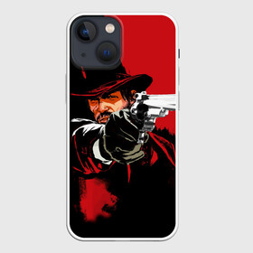 Чехол для iPhone 13 mini с принтом Red Dead Redemption в Новосибирске,  |  | cowboy | game | gun | jim | red dead redemption | rockstar | west | вестерн | дикий запад | игра | ковбой | оружие | пистолет