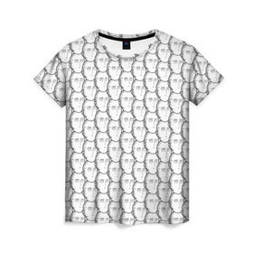 Женская футболка 3D с принтом OnePunchMan в Новосибирске, 100% полиэфир ( синтетическое хлопкоподобное полотно) | прямой крой, круглый вырез горловины, длина до линии бедер | anime | onepunchman | saitama | аниме | ванпанчмен | сайтама