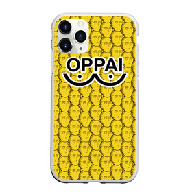 Чехол для iPhone 11 Pro матовый с принтом OPPAI в Новосибирске, Силикон |  | anime | onepunchman | saitama | аниме | ванпанчмен | сайтама