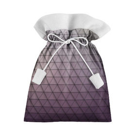 Подарочный 3D мешок с принтом Кольчуга из треугольников в Новосибирске, 100% полиэстер | Размер: 29*39 см | Тематика изображения на принте: абстракция | геометрия | текстура | узор