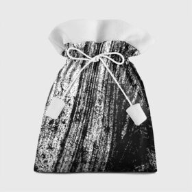 Подарочный 3D мешок с принтом Необычная штриховка в Новосибирске, 100% полиэстер | Размер: 29*39 см | Тематика изображения на принте: абстракция | абстракция красок | брызги красок | краска | потертость красок | текстура | царапины | черно белый | штрихи
