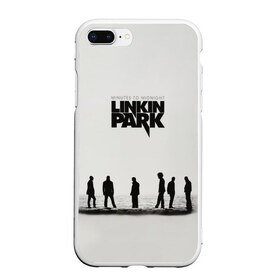 Чехол для iPhone 7Plus/8 Plus матовый с принтом Группа Linkin Park в Новосибирске, Силикон | Область печати: задняя сторона чехла, без боковых панелей | bennington | chester | linkin park | альтернативный метал | альтернативный рок | беннингтон | группа | линкин парк | музыкант | ню метал | певец | рок | рэп | рэп рок | честер | электроник рок