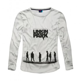 Женский лонгслив 3D с принтом Группа Linkin Park в Новосибирске, 100% полиэстер | длинные рукава, круглый вырез горловины, полуприлегающий силуэт | bennington | chester | linkin park | альтернативный метал | альтернативный рок | беннингтон | группа | линкин парк | музыкант | ню метал | певец | рок | рэп | рэп рок | честер | электроник рок