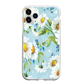 Чехол для iPhone 11 Pro Max матовый с принтом Ромашки в Новосибирске, Силикон |  | абстракция | геометрия | девушкам | красота | лето | листья | модные | осень | прикольные картинки | природа | растения | розы | ромашки | тренды | тюльпаны | узоры | цветы