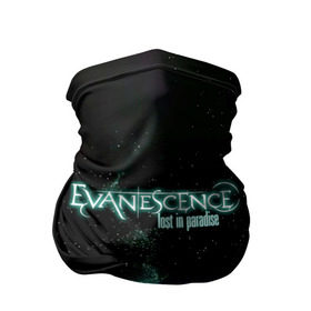 Бандана-труба 3D с принтом Evanescence в Новосибирске, 100% полиэстер, ткань с особыми свойствами — Activecool | плотность 150‒180 г/м2; хорошо тянется, но сохраняет форму | Тематика изображения на принте: 
