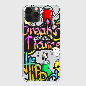 Чехол для iPhone 12 Pro с принтом Graffiti в Новосибирске, силикон | область печати: задняя сторона чехла, без боковых панелей | break | dance | graffiti | hip hop | rap | граффити | рэп | скейтборд | хип хоп
