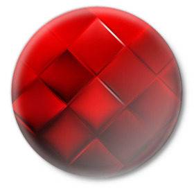 Значок с принтом Red squares в Новосибирске,  металл | круглая форма, металлическая застежка в виде булавки | Тематика изображения на принте: абстракция | геометрия | квадрат | текстура