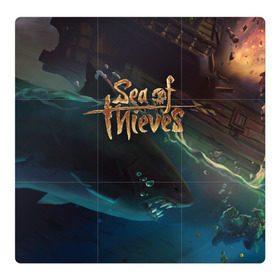 Магнитный плакат 3Х3 с принтом Sea of thieves в Новосибирске, Полимерный материал с магнитным слоем | 9 деталей размером 9*9 см | Тематика изображения на принте: sea of thieves