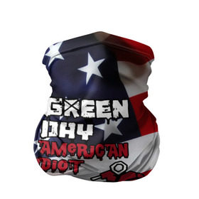 Бандана-труба 3D с принтом Green Day American Idiot в Новосибирске, 100% полиэстер, ткань с особыми свойствами — Activecool | плотность 150‒180 г/м2; хорошо тянется, но сохраняет форму | american idiot | green day | альтернативный | билли джо армстронг | грин дей | группа | зелёный день | майк дёрнт | музыка | панк | поп | поппанк | рок | сша | тре кул | флаг