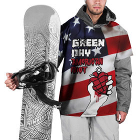 Накидка на куртку 3D с принтом Green Day American Idiot в Новосибирске, 100% полиэстер |  | Тематика изображения на принте: american idiot | green day | альтернативный | билли джо армстронг | грин дей | группа | зелёный день | майк дёрнт | музыка | панк | поп | поппанк | рок | сша | тре кул | флаг