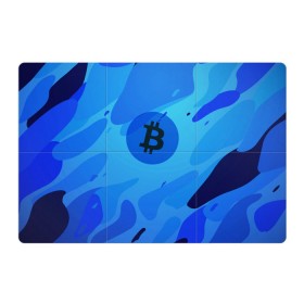 Магнитный плакат 3Х2 с принтом Blue Sea Camo Bitcoin в Новосибирске, Полимерный материал с магнитным слоем | 6 деталей размером 9*9 см | blue | camo | camouflage | coin | crypto | currency | ethereum | litecoin | mining | token | биткоин | биток | камо | камуфляж | крипта | крипто | криптовалюта | лайткоин | майнинг | ферма | эфир