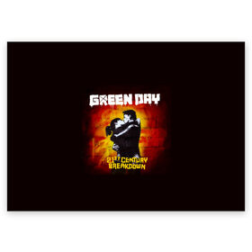 Поздравительная открытка с принтом Поцелуй Green Day в Новосибирске, 100% бумага | плотность бумаги 280 г/м2, матовая, на обратной стороне линовка и место для марки
 | american idiot | green day | альтернативный | билли джо армстронг | грин дей | группа | зелёный день | майк дёрнт | музыка | панк | поп | поппанк | поцелуй | рок | стена | тре кул
