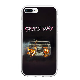 Чехол для iPhone 7Plus/8 Plus матовый с принтом Green Day магнитофон в огне в Новосибирске, Силикон | Область печати: задняя сторона чехла, без боковых панелей | american idiot | green day | альтернативный | билли джо армстронг | грин дей | группа | зелёный день | майк дёрнт | музыка | панк | поп | поппанк | рок | тре кул