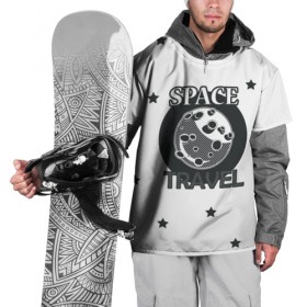 Накидка на куртку 3D с принтом Space travel в Новосибирске, 100% полиэстер |  | Тематика изображения на принте: белый | звезды | космос | планета | черный