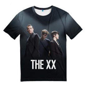 Мужская футболка 3D с принтом The XX в Новосибирске, 100% полиэфир | прямой крой, круглый вырез горловины, длина до линии бедер | 