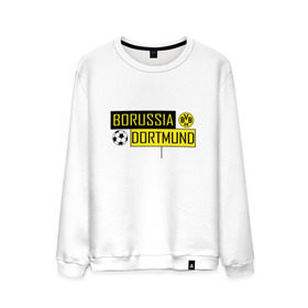 Мужской свитшот хлопок с принтом Borussia Dortmund - New Design 2018 в Новосибирске, 100% хлопок |  | боруссия дортмунд