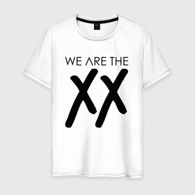 Мужская футболка хлопок с принтом The XX в Новосибирске, 100% хлопок | прямой крой, круглый вырез горловины, длина до линии бедер, слегка спущенное плечо. | Тематика изображения на принте: 
