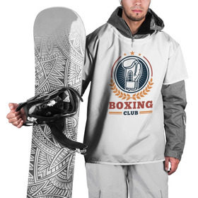 Накидка на куртку 3D с принтом BOXING CLUB в Новосибирске, 100% полиэстер |  | бокс | перчатки | спорт | чемпион