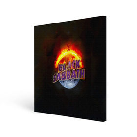 Холст квадратный с принтом Black Sabbath земля в огне в Новосибирске, 100% ПВХ |  | Тематика изображения на принте: black sabbath | группа | метал | надпись | оззи | осборн | хард рок | хеви метал