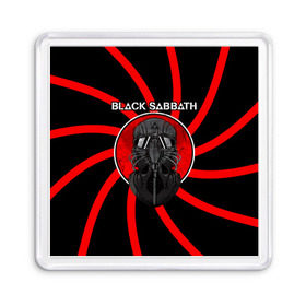 Магнит 55*55 с принтом Солдат Black Sabbath в Новосибирске, Пластик | Размер: 65*65 мм; Размер печати: 55*55 мм | Тематика изображения на принте: black sabbath | ozzy osbourne | альбом | билл уорд | гизер батлер | группа | летчик | метал | музыка | надпись | оззи | осборн | песни | рок | тони айомми | хард рок | хеви метал | шлем