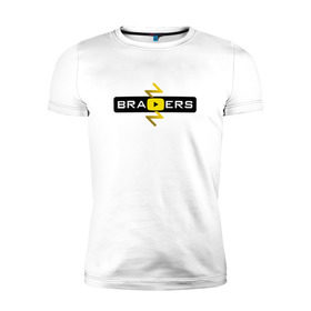 Мужская футболка премиум с принтом Brazzers Video в Новосибирске, 92% хлопок, 8% лайкра | приталенный силуэт, круглый вырез ворота, длина до линии бедра, короткий рукав | brazzers | бразерс | браззерс | видео