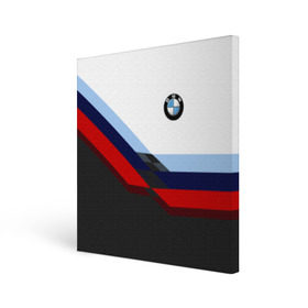Холст квадратный с принтом Бмв | Bmw 2018 Black and White в Новосибирске, 100% ПВХ |  | bmw | автомобиль | автомобильные | бмв | лучшие | марка | машины | мужчинам | патриот | подарок | прикольные | тренд | фанат | флаг