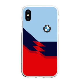 Чехол для iPhone XS Max матовый с принтом Бмв Bmw 2018 Red and Blue в Новосибирске, Силикон | Область печати: задняя сторона чехла, без боковых панелей | bmw | автомобиль | автомобильные | бмв | лучшие | марка | машины | мужчинам | тренд | фанат | флаг