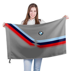 Флаг 3D с принтом Бмв | Bmw 2018 Grey в Новосибирске, 100% полиэстер | плотность ткани — 95 г/м2, размер — 67 х 109 см. Принт наносится с одной стороны | bmw | автомобиль | автомобильные | бмв | марка | машины | мужчинам | патриот | подарок | тренд | фанат | флаг