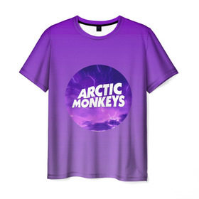 Мужская футболка 3D с принтом Arctic Monkeys в Новосибирске, 100% полиэфир | прямой крой, круглый вырез горловины, длина до линии бедер | алекс тёрнер | арктик | арктические мартышки | гаражный | группа | джейми кук | инди рок | манкис | музыка | мэтт хелдер | ник о мэлли | обезьяна | постпанк ривайвл | психоделический | рок