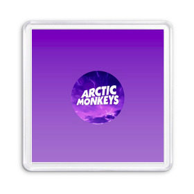 Магнит 55*55 с принтом Arctic Monkeys в Новосибирске, Пластик | Размер: 65*65 мм; Размер печати: 55*55 мм | алекс тёрнер | арктик | арктические мартышки | гаражный | группа | джейми кук | инди рок | манкис | музыка | мэтт хелдер | ник о мэлли | обезьяна | постпанк ривайвл | психоделический | рок