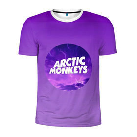 Мужская футболка 3D спортивная с принтом Arctic Monkeys в Новосибирске, 100% полиэстер с улучшенными характеристиками | приталенный силуэт, круглая горловина, широкие плечи, сужается к линии бедра | Тематика изображения на принте: алекс тёрнер | арктик | арктические мартышки | гаражный | группа | джейми кук | инди рок | манкис | музыка | мэтт хелдер | ник о мэлли | обезьяна | постпанк ривайвл | психоделический | рок