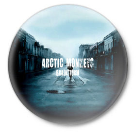 Значок с принтом Arctic Monkeys brainstorm в Новосибирске,  металл | круглая форма, металлическая застежка в виде булавки | алекс тёрнер | арктик | арктические мартышки | гаражный | группа | джейми кук | инди рок | манкис | музыка | мэтт хелдер | ник о мэлли | обезьяна | постпанк ривайвл | психоделический | рок