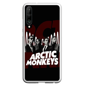 Чехол для Honor P30 с принтом Группа Arctic Monkeys в Новосибирске, Силикон | Область печати: задняя сторона чехла, без боковых панелей | Тематика изображения на принте: алекс тёрнер | арктик | арктические мартышки | гаражный | группа | дж ейми кук | инди рок | манкис | музыка | мэтт хелдер | ник о мэлли | обезьяна | постпанк ривайвл | психоделический | рок