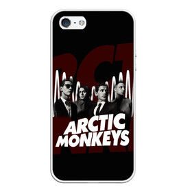 Чехол для iPhone 5/5S матовый с принтом Группа Arctic Monkeys в Новосибирске, Силикон | Область печати: задняя сторона чехла, без боковых панелей | алекс тёрнер | арктик | арктические мартышки | гаражный | группа | дж ейми кук | инди рок | манкис | музыка | мэтт хелдер | ник о мэлли | обезьяна | постпанк ривайвл | психоделический | рок